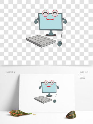 免費下載卡通電腦鍵盤設計素材，助力平面設計創作